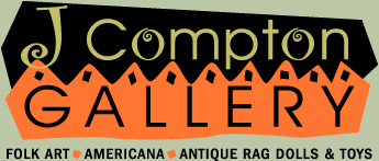 J Compton Gallery Folk Art | Americana | Antique Rag Dolls & Toys