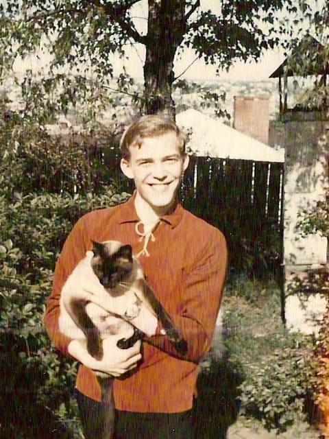 Larry John Palsson in his later teens or early 20s.